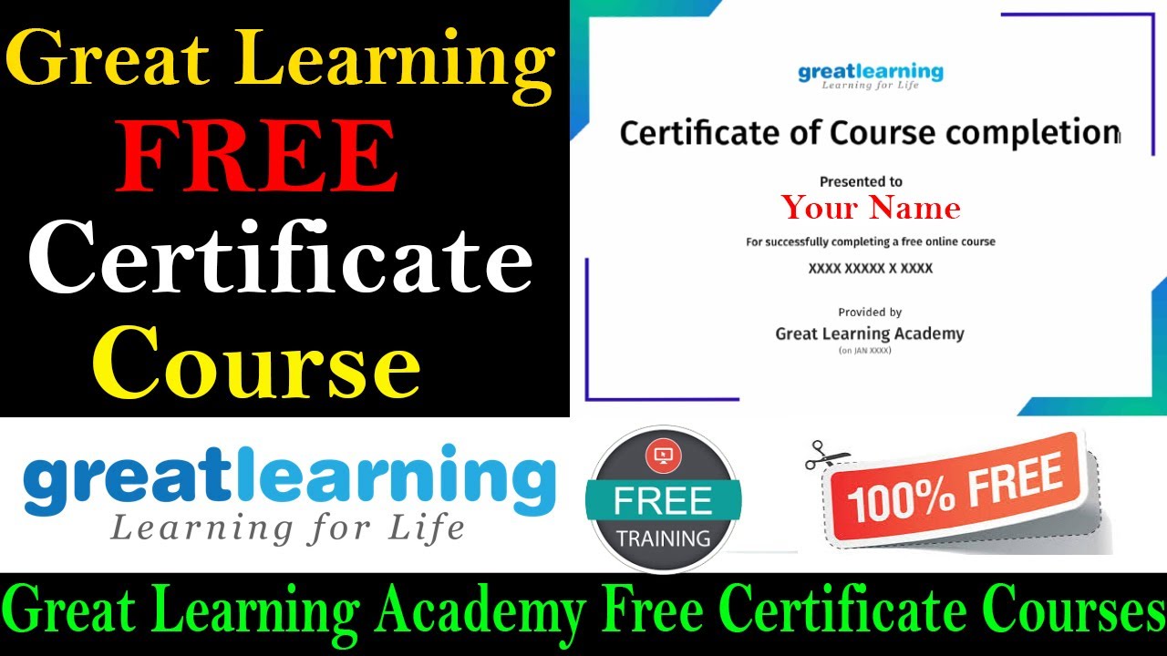 Great Learning Academy Free Certificate Courses - Python For Data Science & Machine Learning - AI