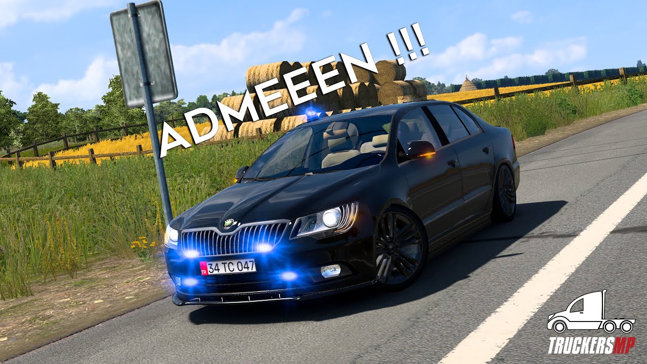 TruckersMP Admin | Sivil Polis Aracıyla Devriye! | Devriye #3