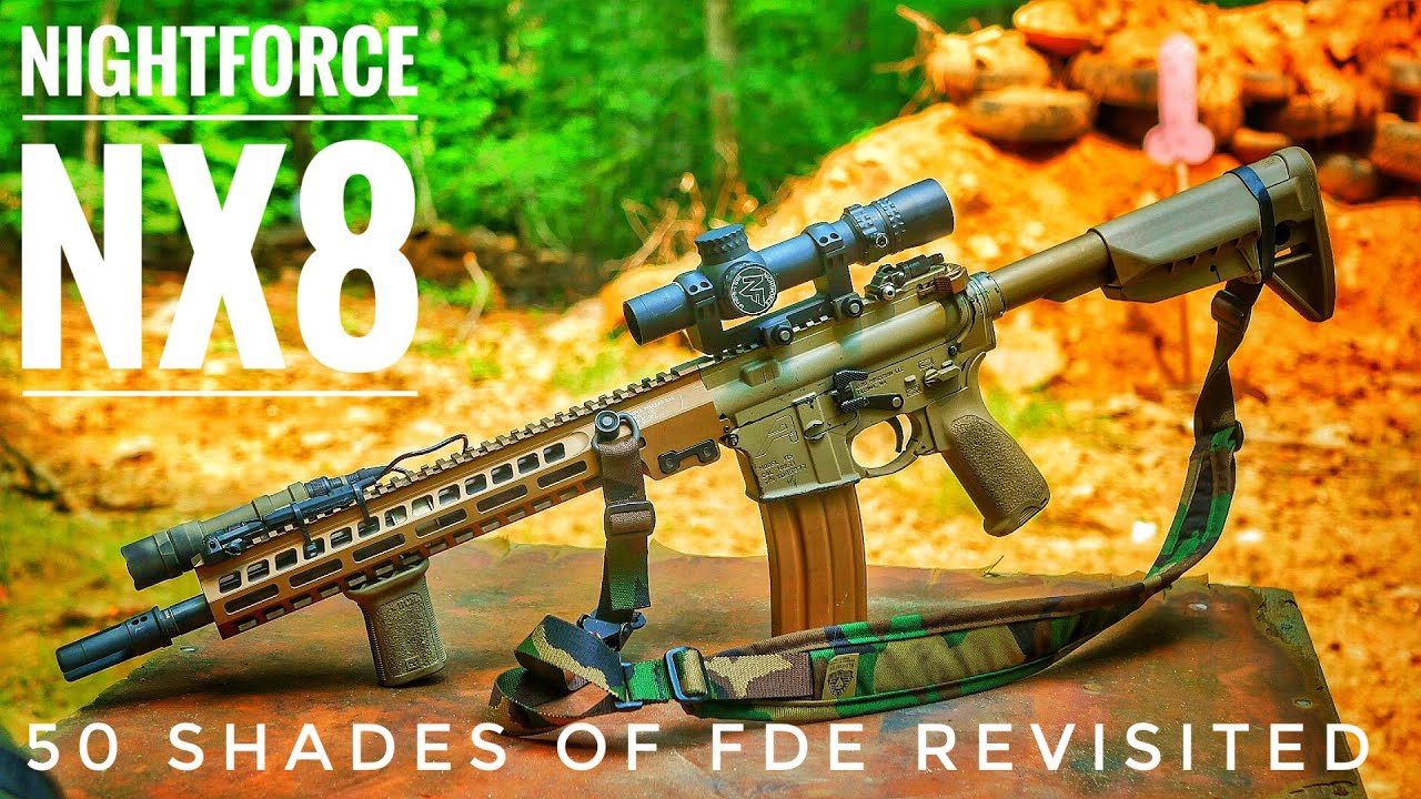 Nightforce NX8 1-8x Review | 50 Shades of FDE AR 15 Build Revisited