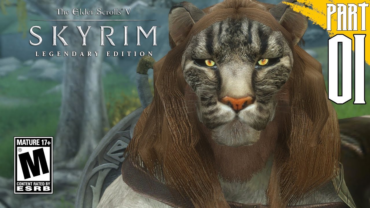 【SKYRIM 200+ MODS】Khajiit Gameplay Walkthrough Part 1 [PC - HD]