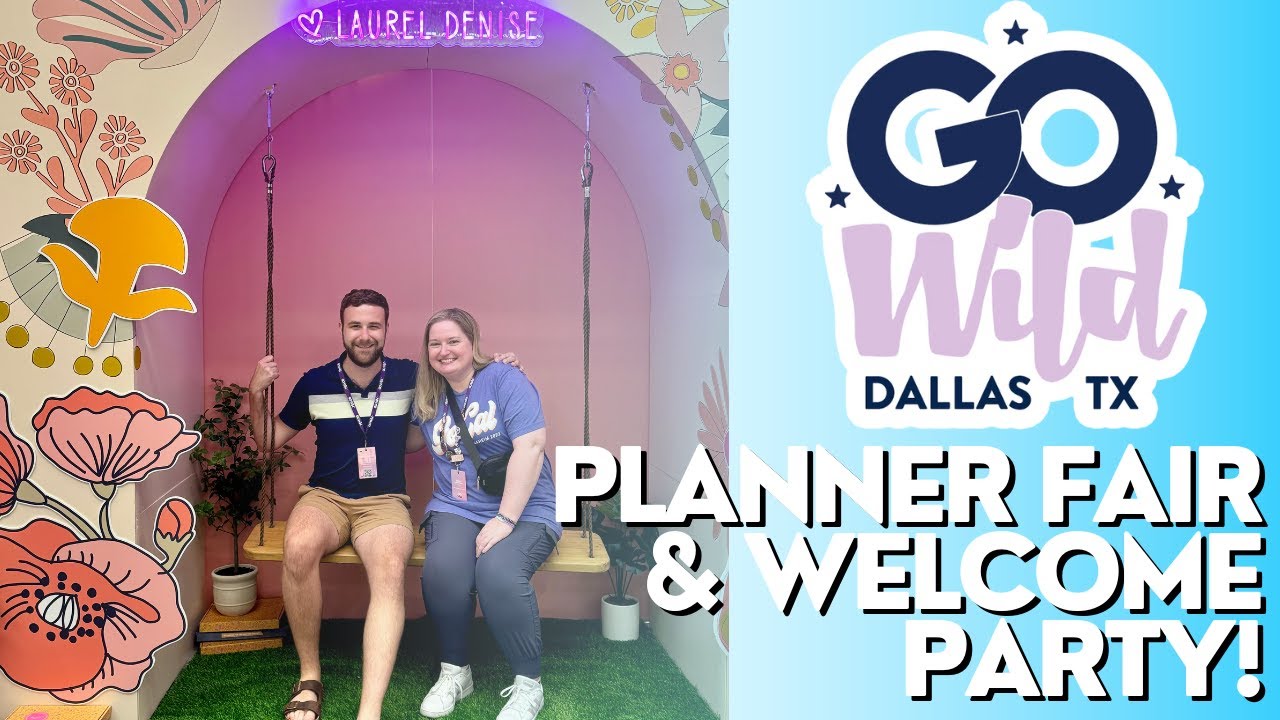 Go Wild Dallas Vlog Day 2 | Planner Fair and Welcome Party!