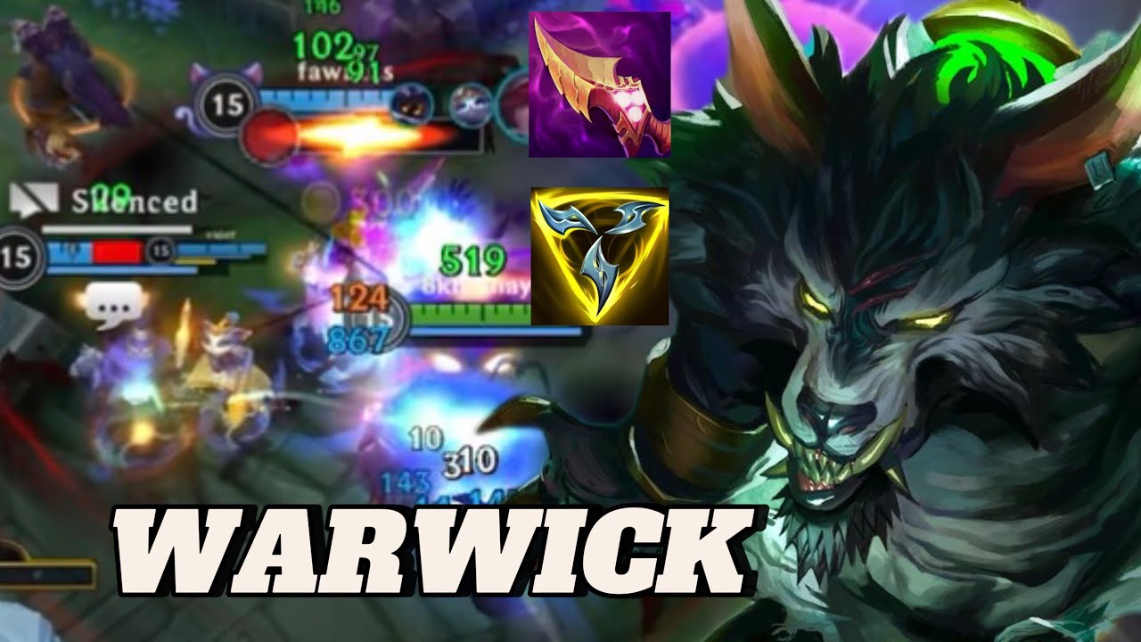 Wild Rift Warwick Gameplay And New Bulid.