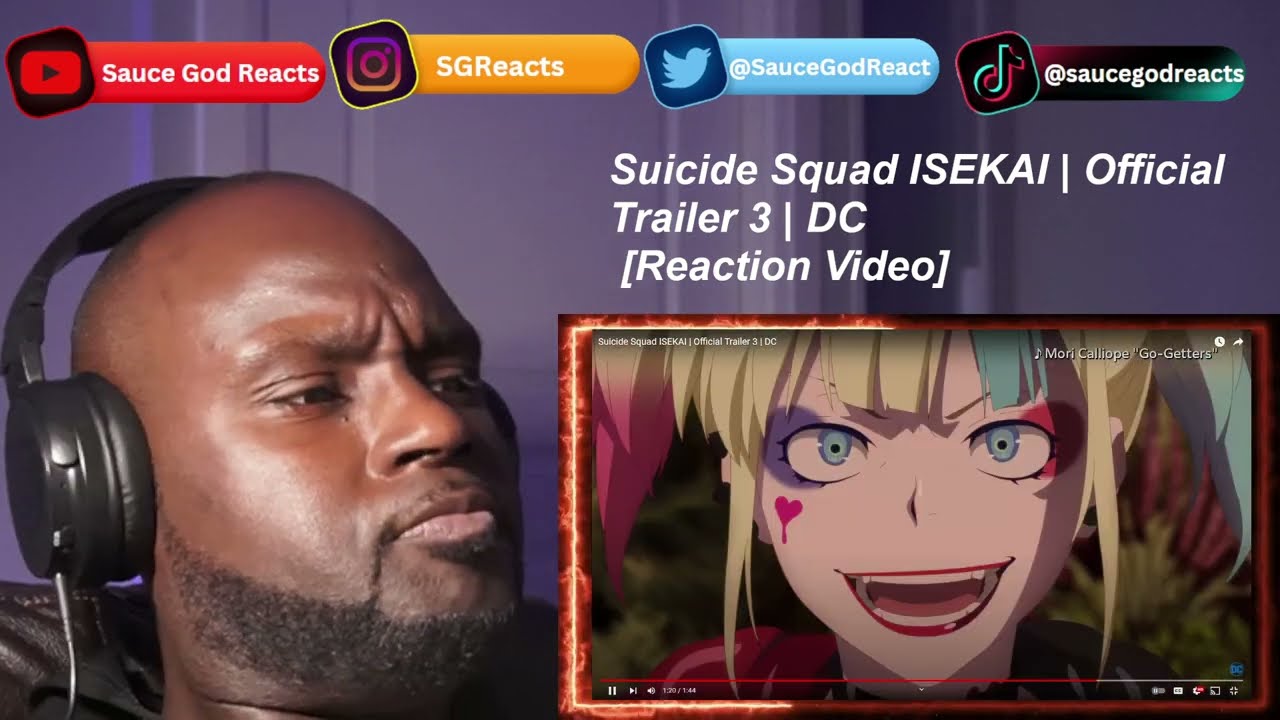 Suicide Squad ISEKAI | Official Trailer 3 | DC | REACTION