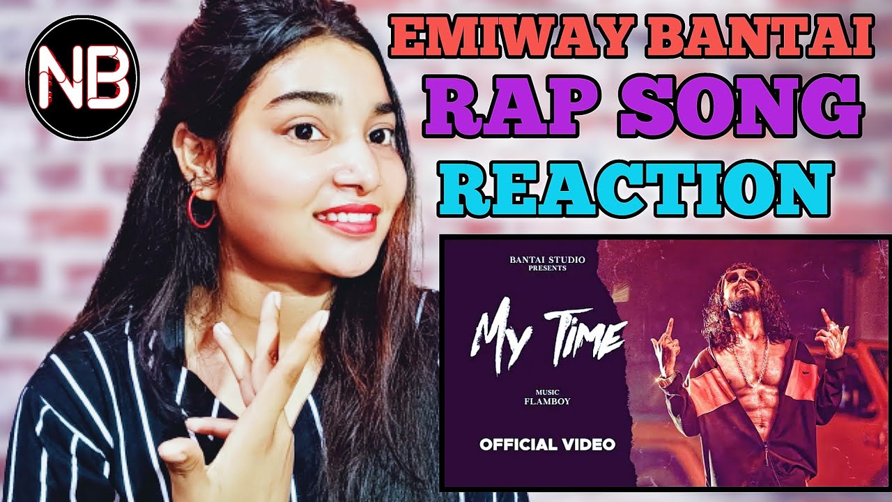 Emiway -My Time (Prod.Flamboy) (Official Music Video ) | Reaction | #Trending Rap | Nidhibihari |