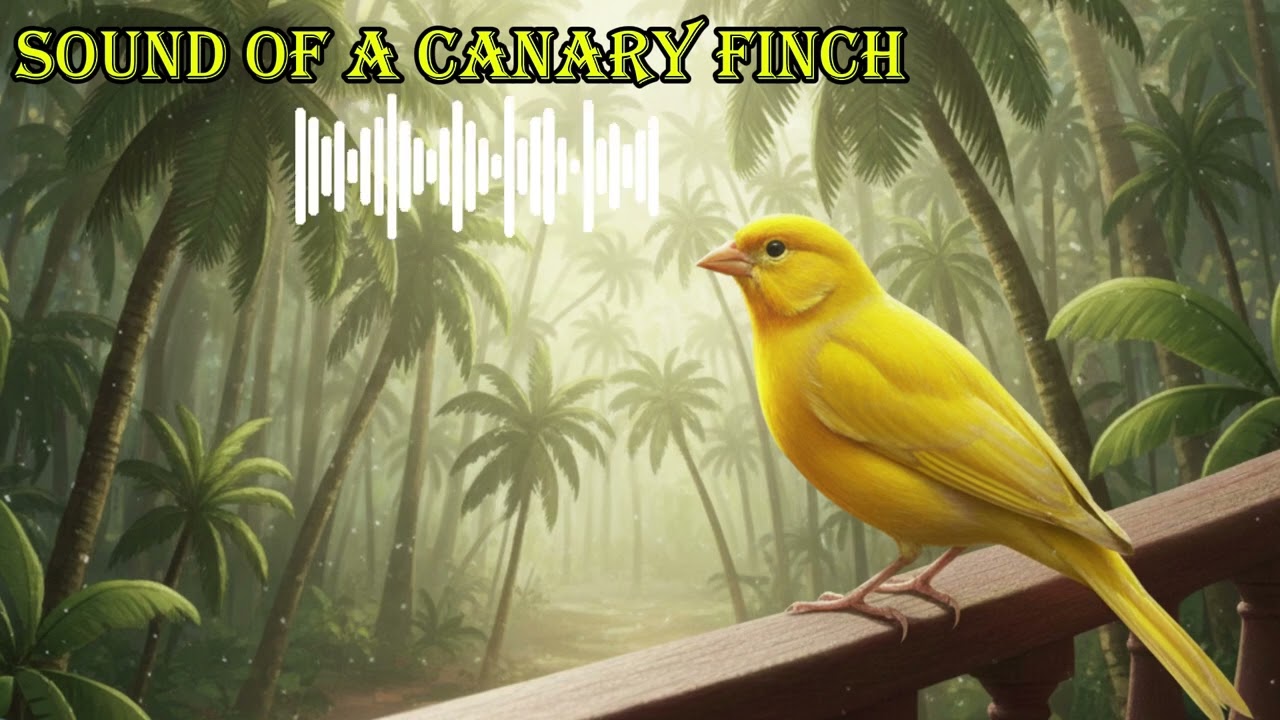 SOUND OF A CANARY FINCH 🔊 What does a canary finch sound