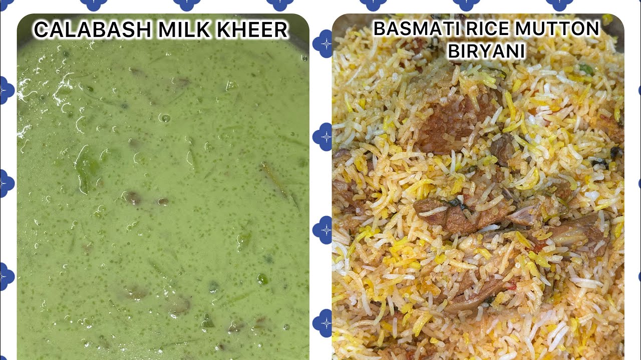 Alzamzam presents you the recipe of “BASMATI RICE MUTTON BIRYANI AND CALABASH MILK KHEER”😋