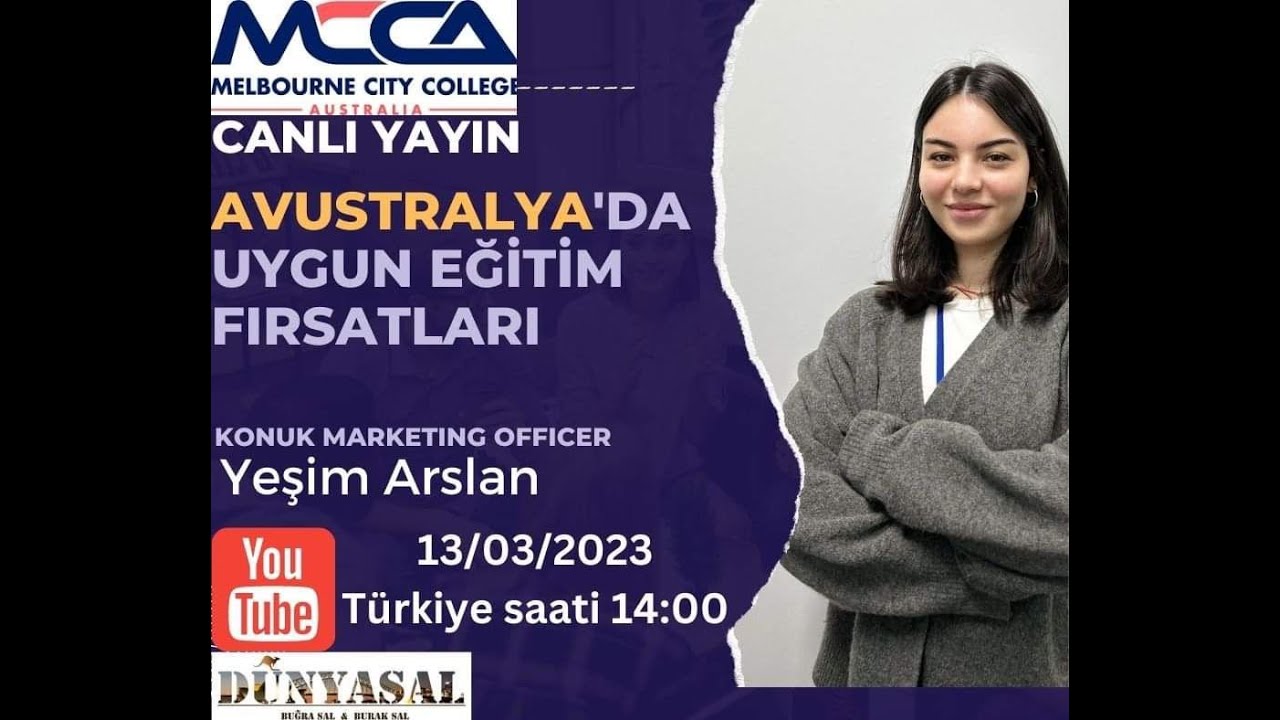 AVUSTRALYA'DA EĞİTİM-MELBOURNE CİTY COLLEGE (DUNYASAL)