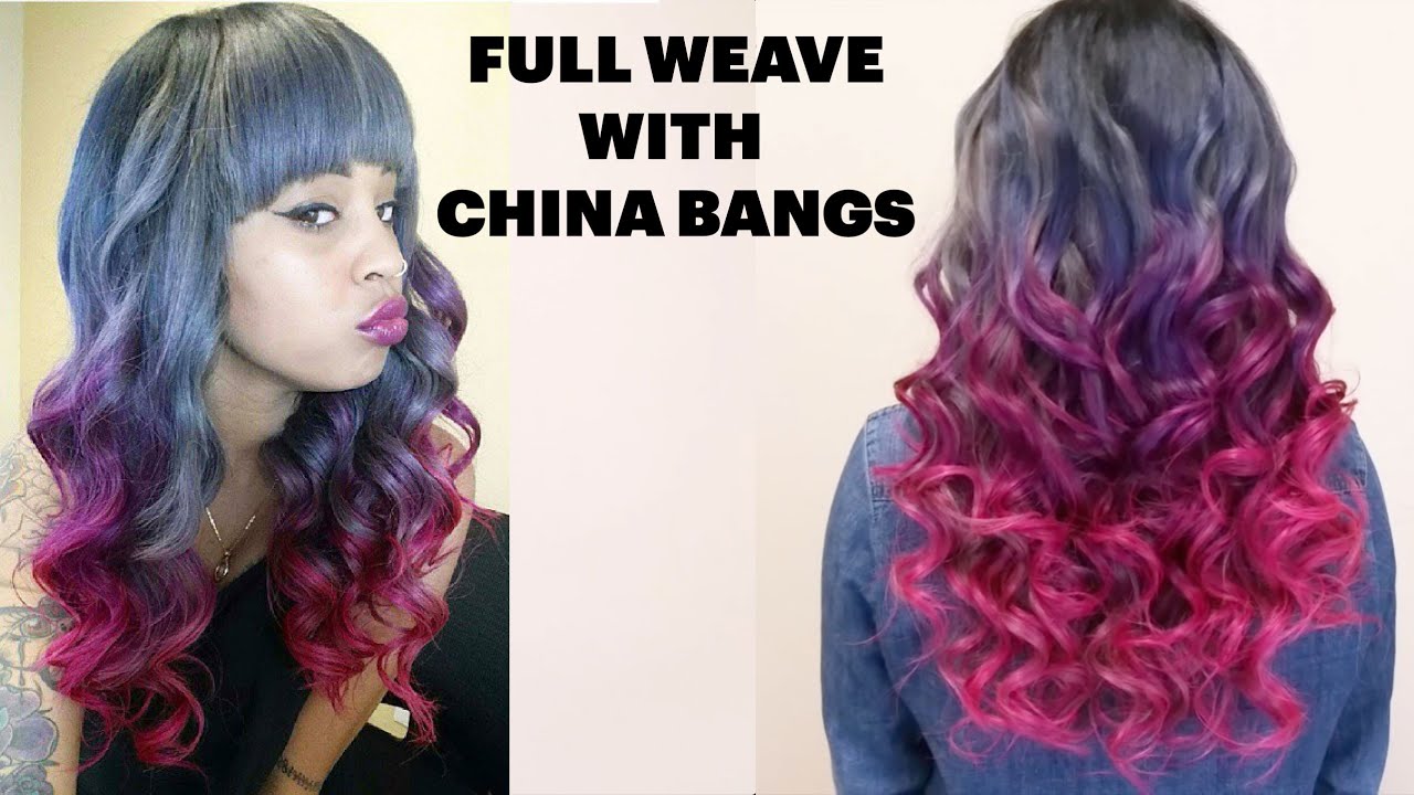 Full sew-in tutorial (no leave-out): Grey & Pink Ombre: Ft. Misspalmersplace