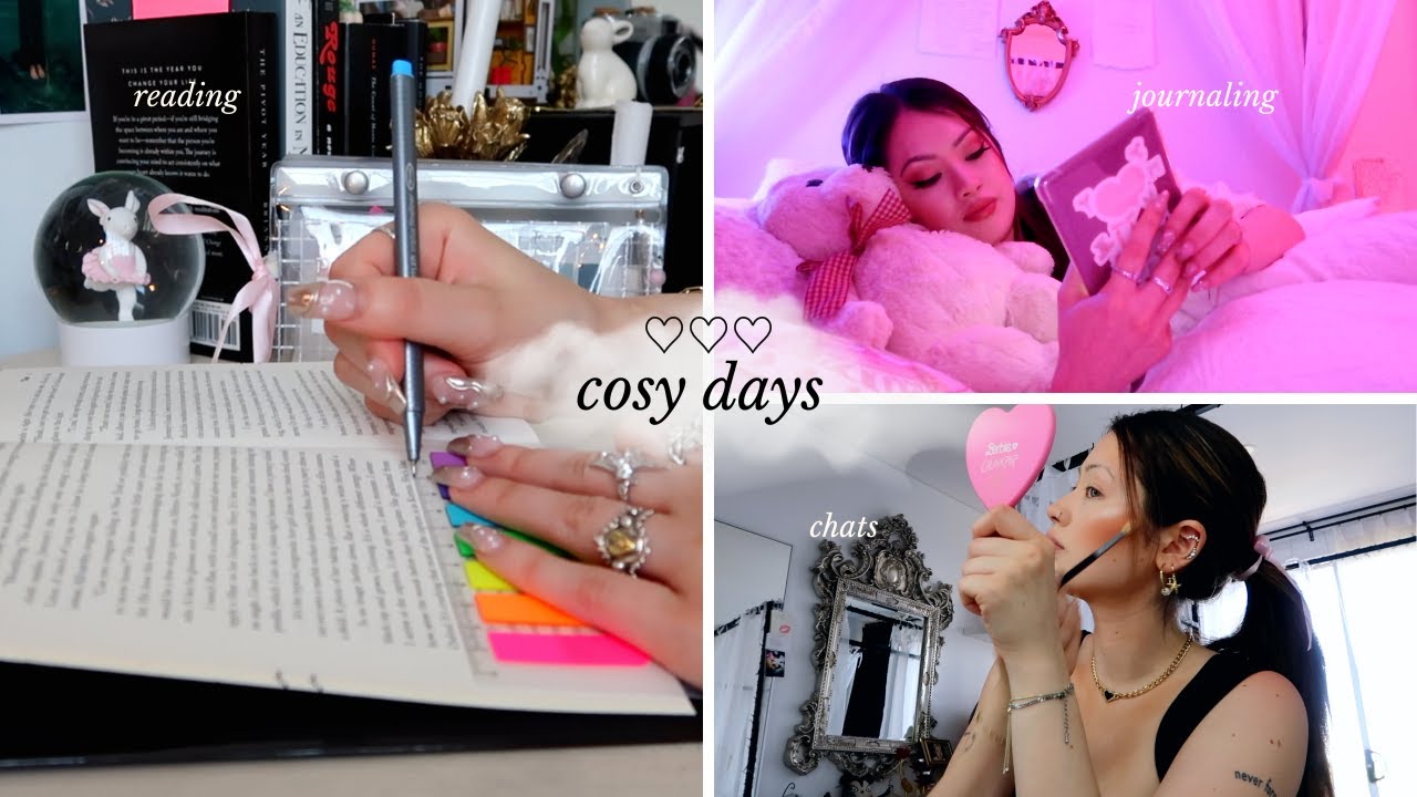 cosy days in my life ☁️ reading, chats, journaling