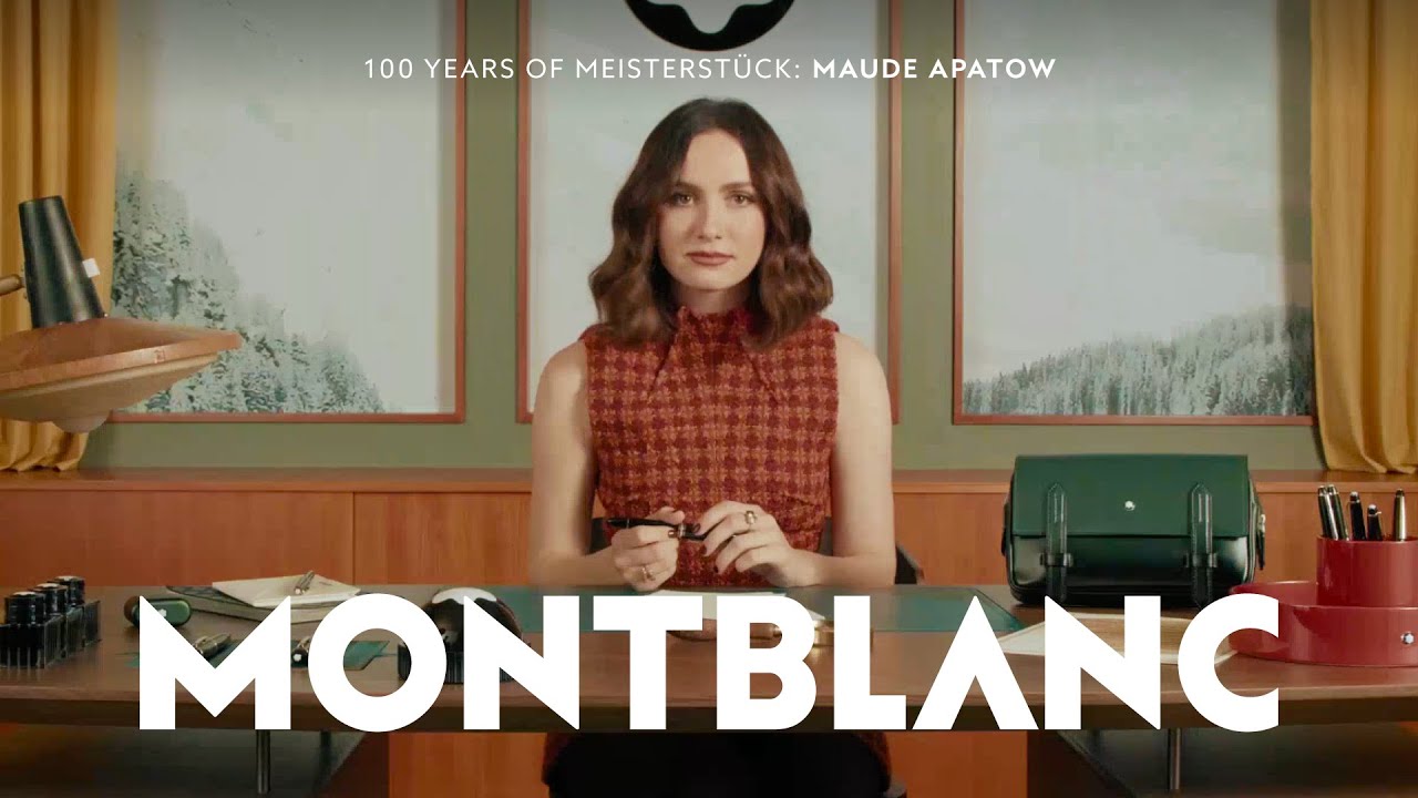 #LetsWrite with Maude Apatow l MONTBLANC | '100 Years of MEISTERST&Uuml;CK'