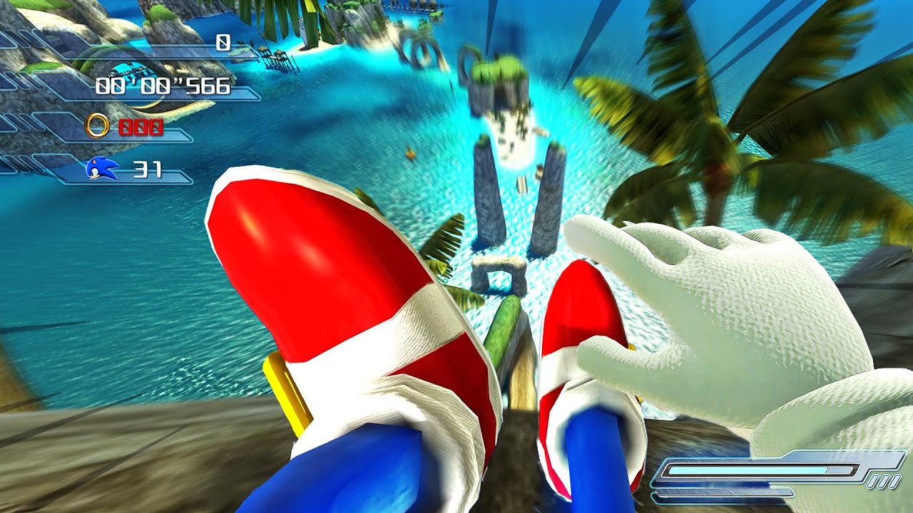 If Sonic '06 had a First Person Mode...