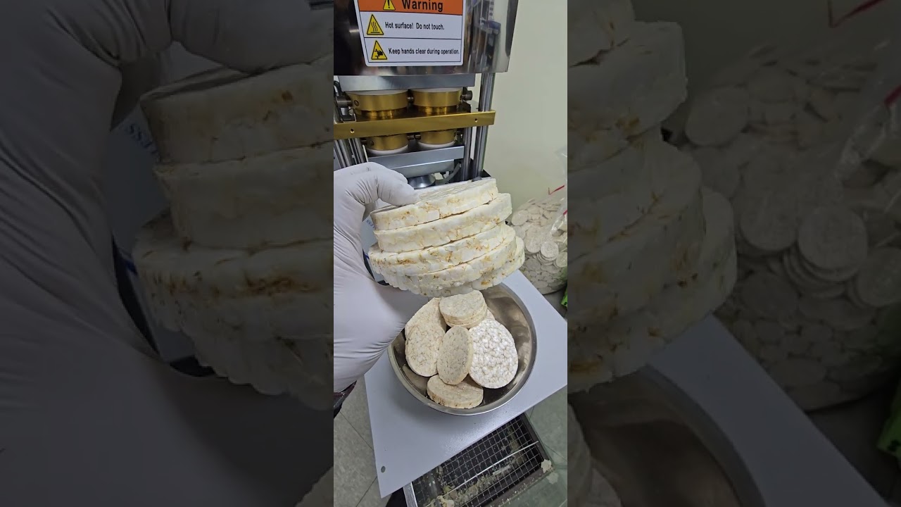 How Puffed Rice Cakes Are Made | SYP9502 Industrial Food Machine 