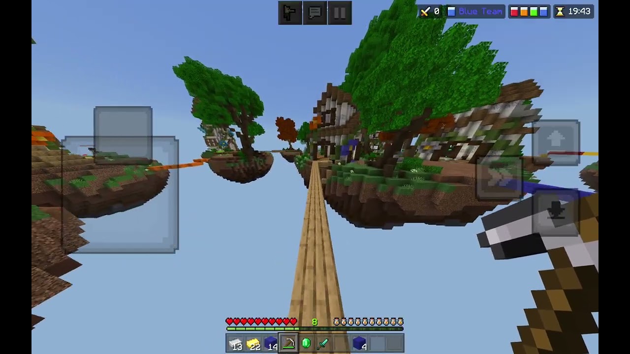 Bedwars but... I have NO armor☠️..