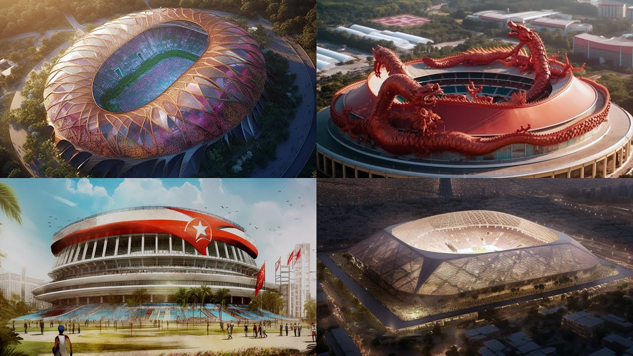 Asking AI to Create a Stadium For Every Country | TFC Stadiums