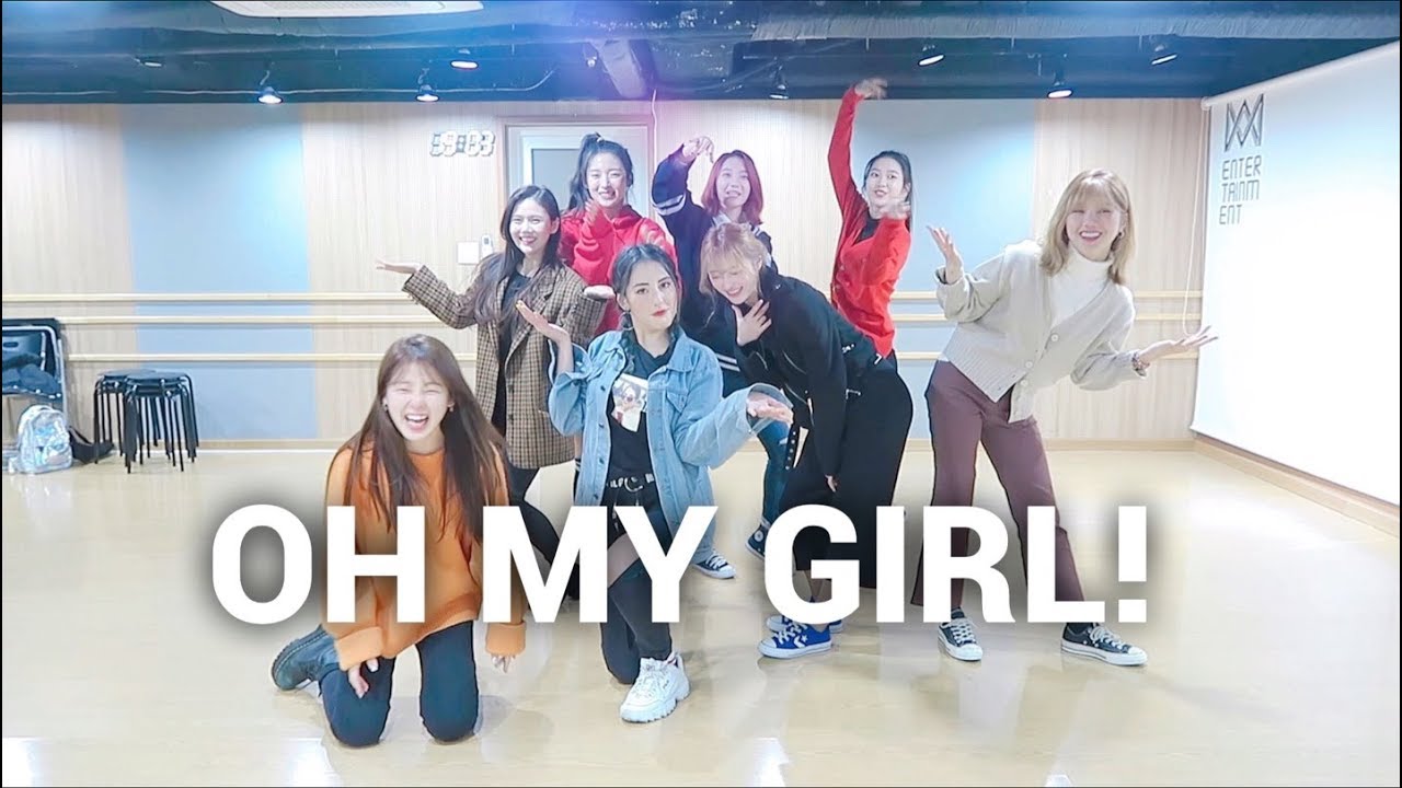Grupo de K-pop -tenta- me ensinar a dançar! Feat. OH MY GIRL!!!!