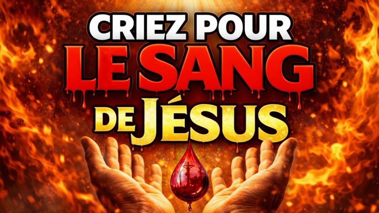 🔥 PUISSANTE PRIÈRE : CRIEZ POUR LE SANG DE JÉSUS | SUR TOUS LES DOMAINES DE TA VIE