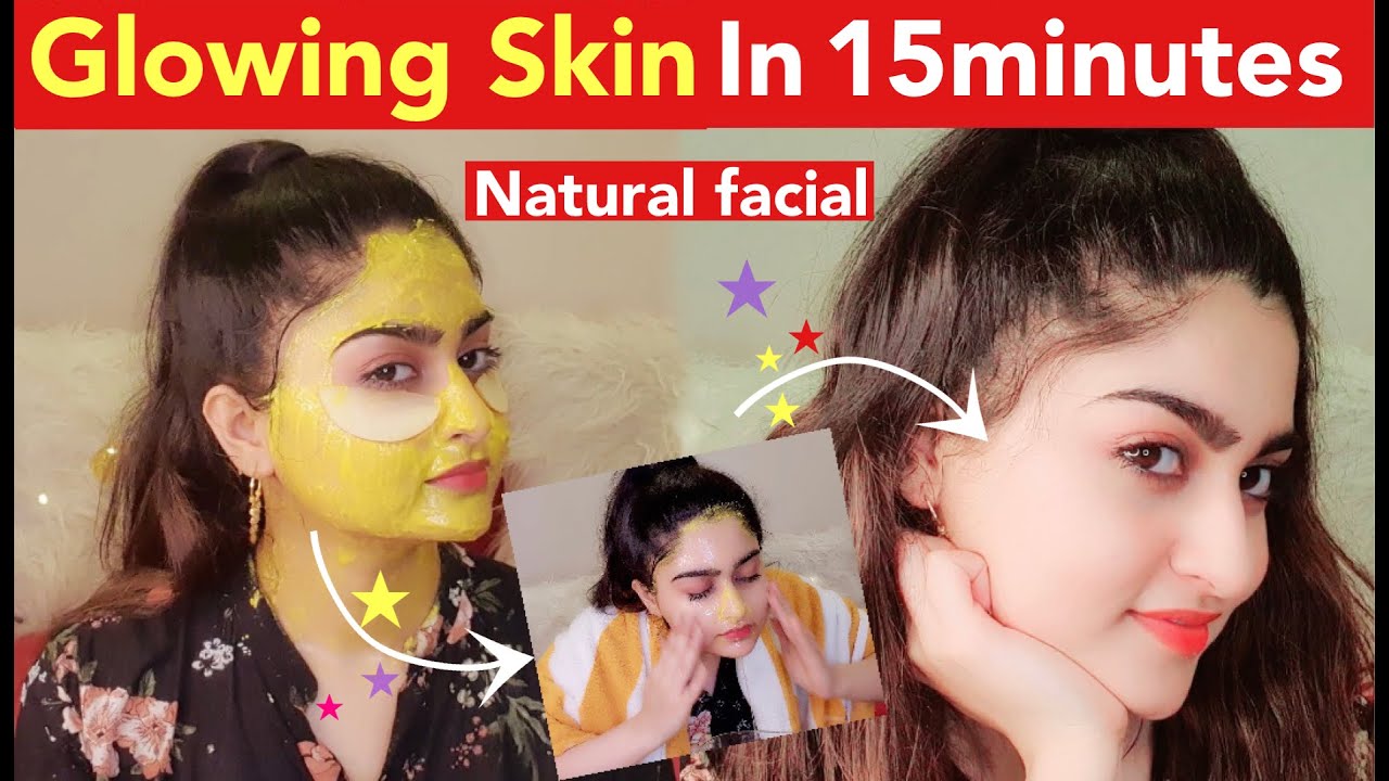 DIY Facial at home|Only Natural ingredients|Glow in 1 use with proof 💯