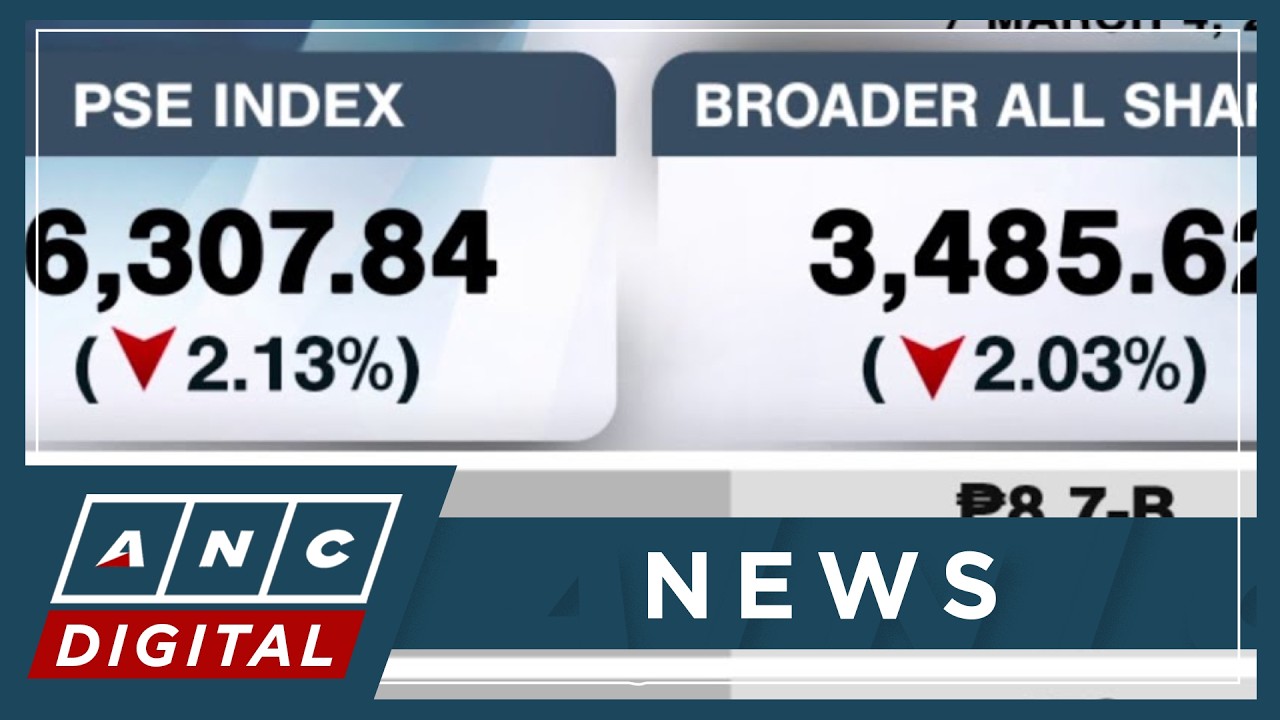 PSEi falls back to 6,300 level | ANC