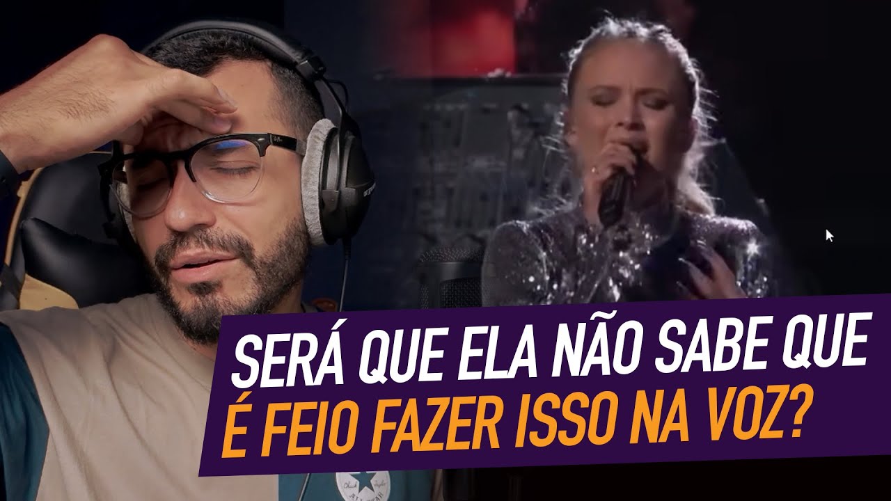 PROFESSOR de CANTO reagindo à ZARA LARSSON cantando SYMPHONY ao VIVO