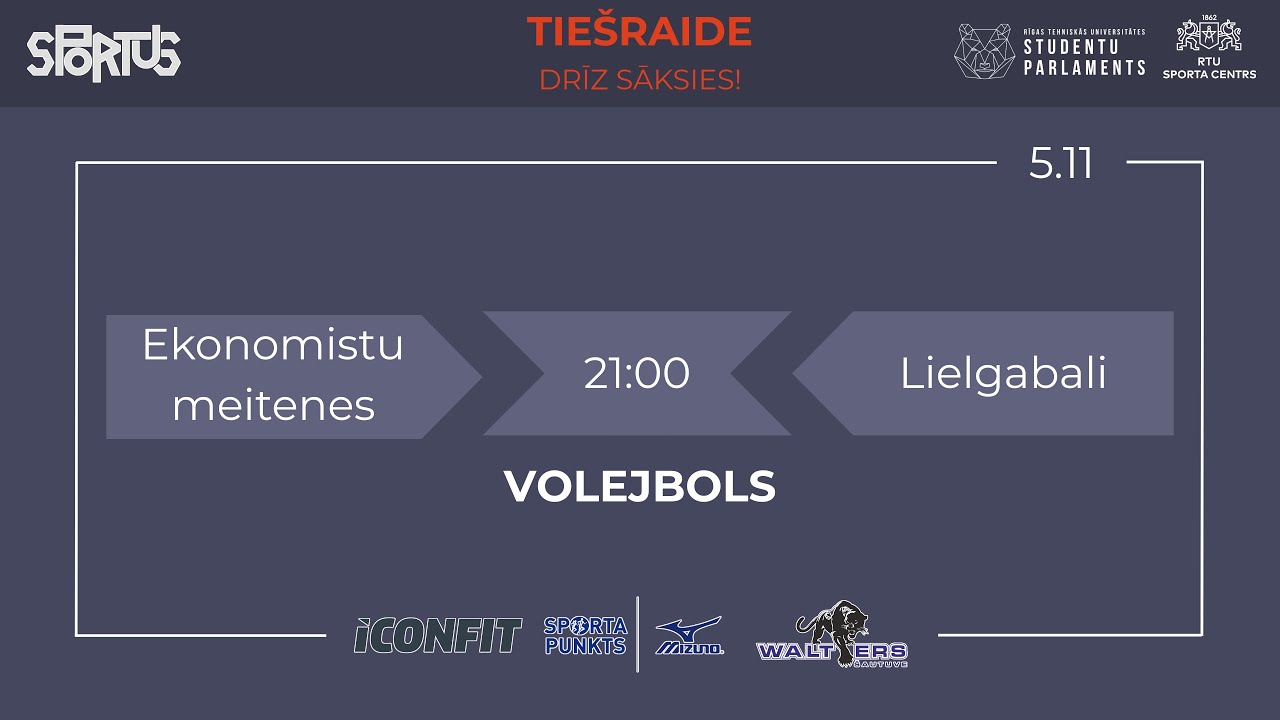 SPORTUS Volejbols (05.11.2025)