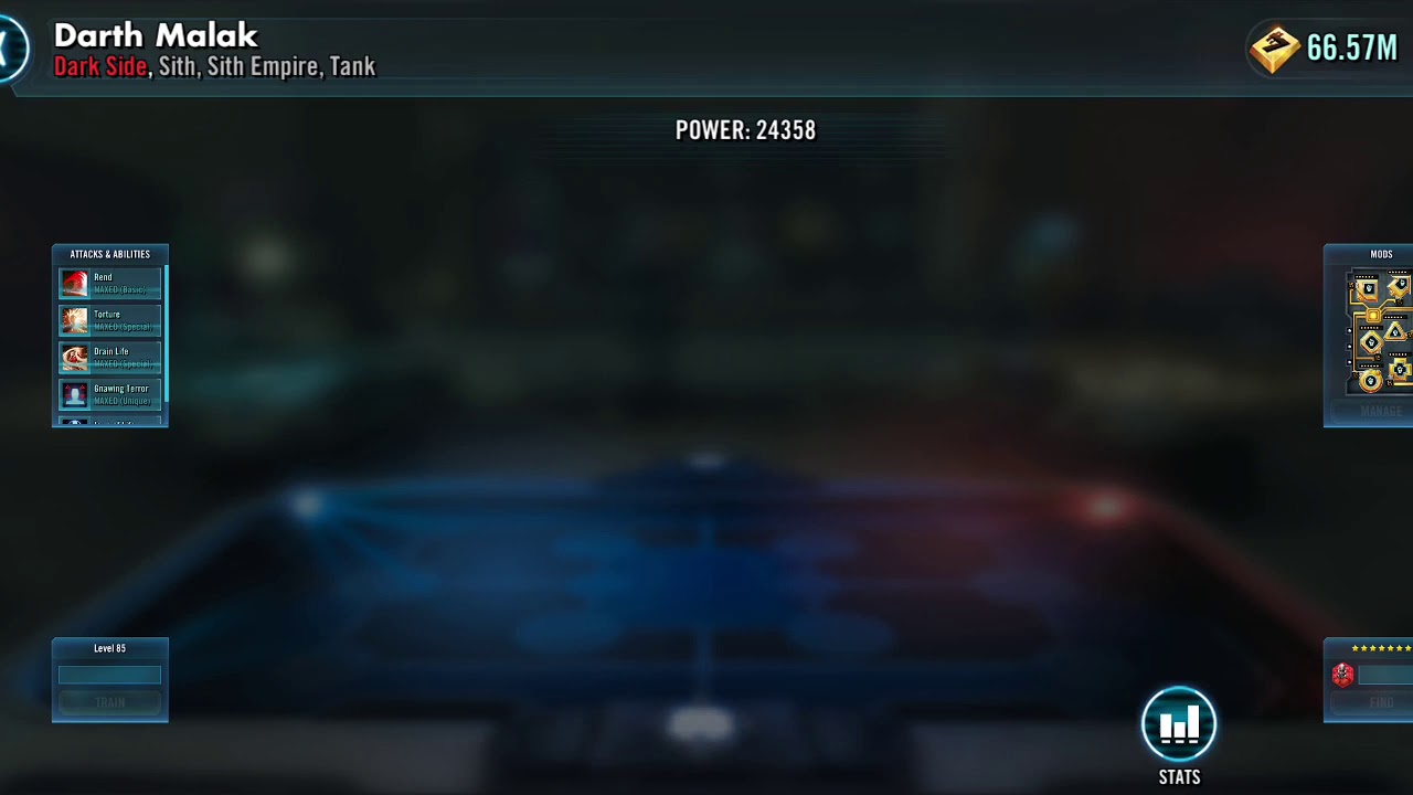 SWGOH: droids vs high tenacity Malak