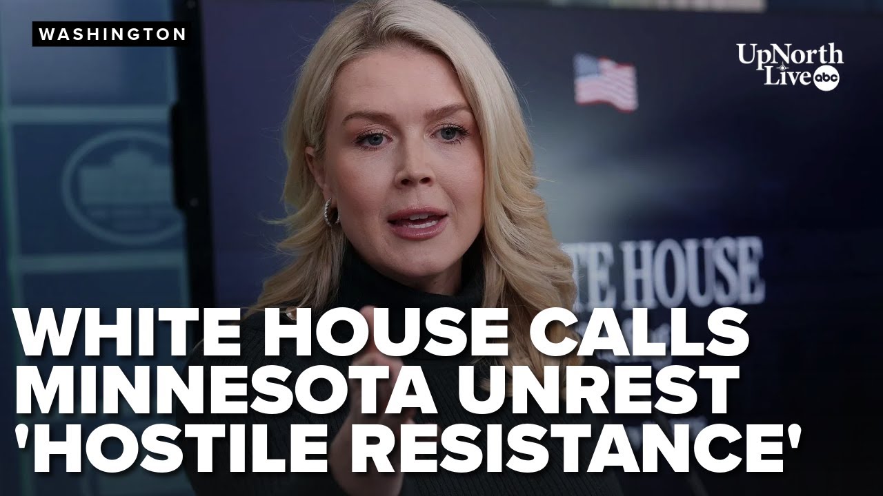 White House's Karoline Leavitt speaks for first time since 2nd fatal shooting in Minnesota