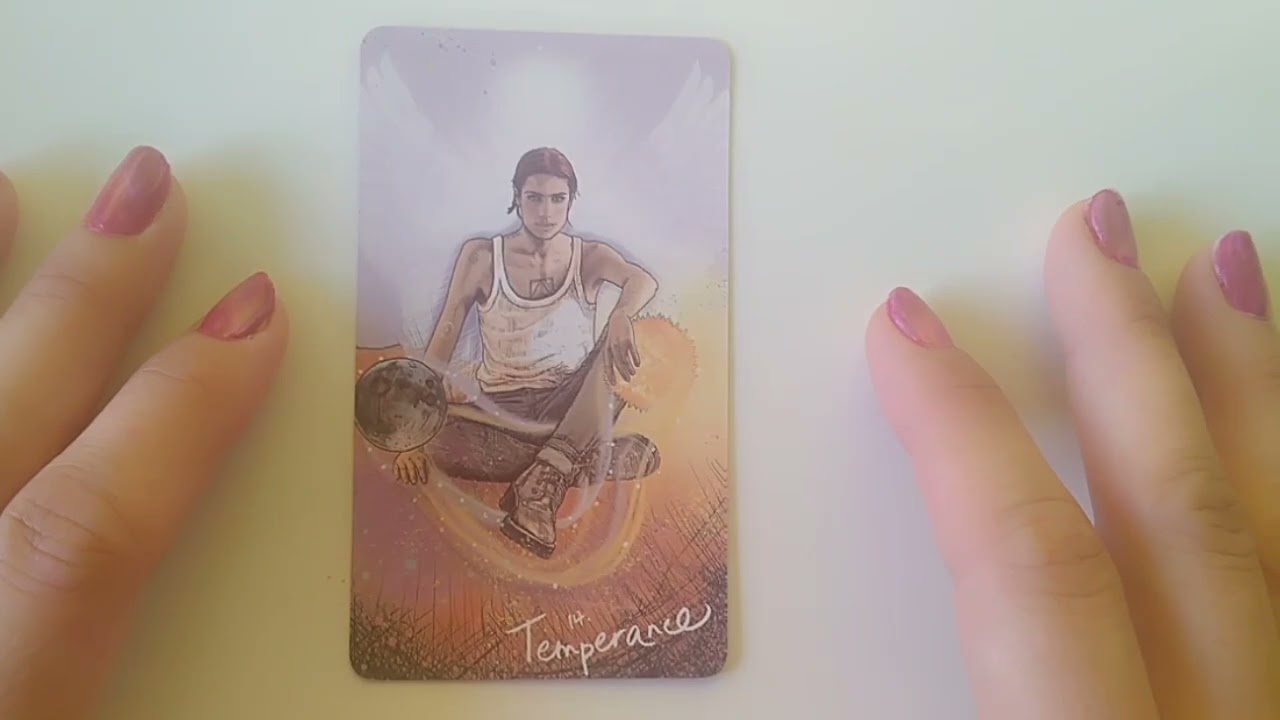Light Seer's Tarot . Arcano Mayor XIV. La Templanza.