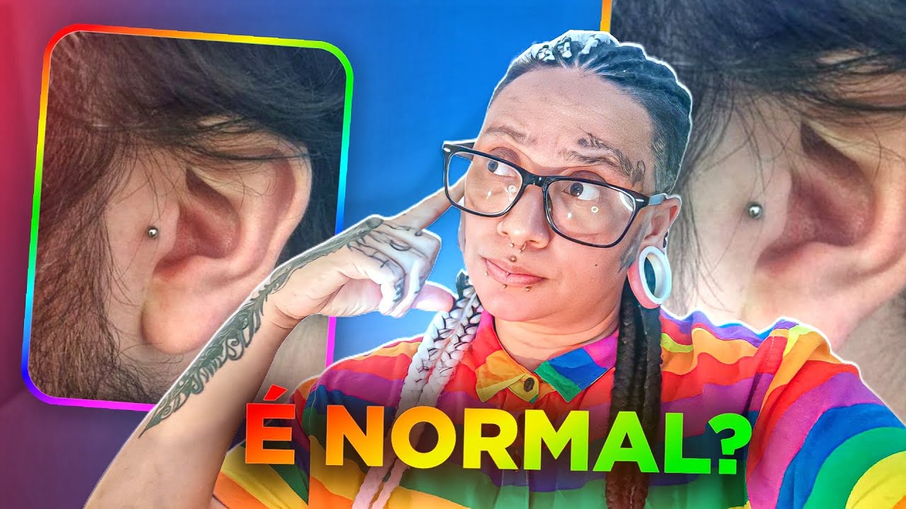 PIERCING NO TRAGUS DOLORIDO E COÇANDO APÓS 3 DIAS É NORMAL ?