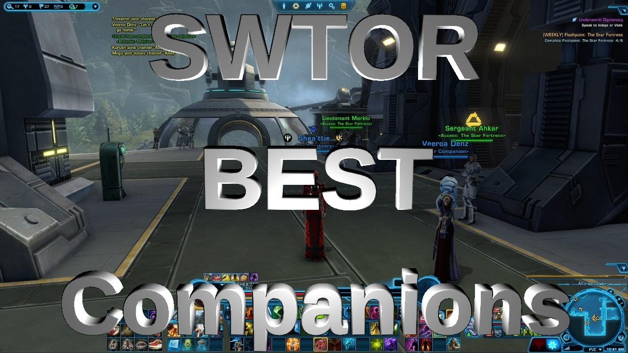 SWTOR — Лучшие компаньоны для лечения, урона и танкования. Какой выбрать?