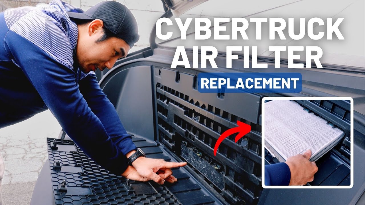 How To Replace Cybertruck Air Filter - Easiest Placement Yet!