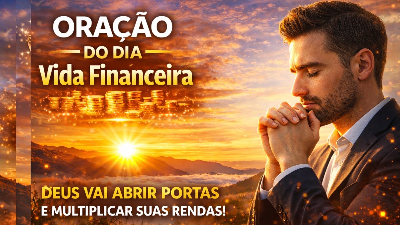 ORAÇÃO DO DIA Vida Financeira Deus Vai Abrir Portas, Multiplicar Suas Rendas e Te Dar Vitória Hoje 🙏