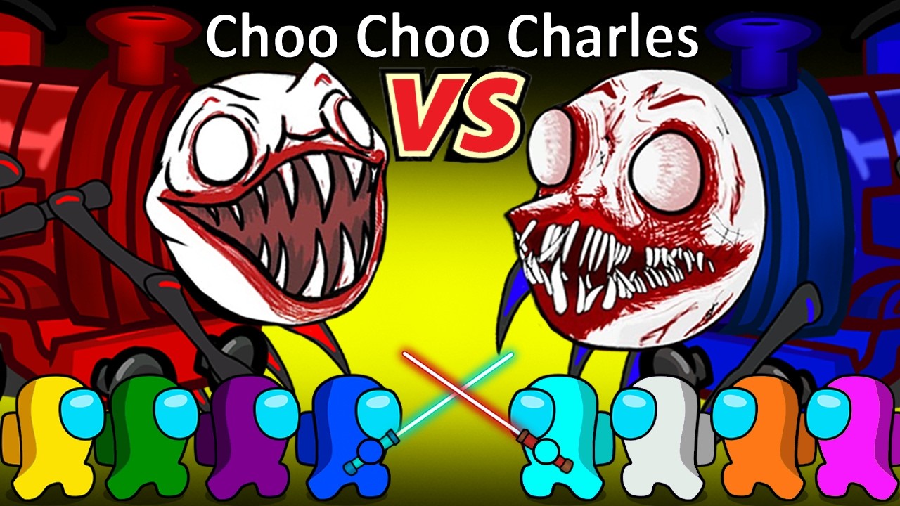 CHOO-CHOO Mini Crewmate vs IMPOSTOR – Monster Showdown!