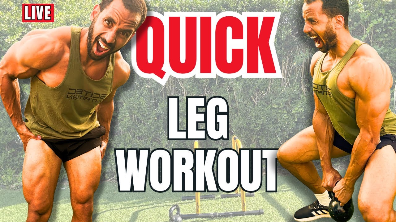 QUICK Home Leg Workout | Under 25 Minutes
