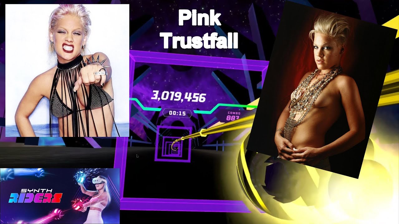 Synth Riders - Pink - Trustfall (Difficulty Expert) - Perfect -