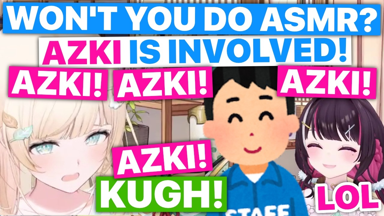 How Iroha Was Forced To Do ASMR Voice... (AZKi & Kazama Iroha / Hololive) [Eng Subs]