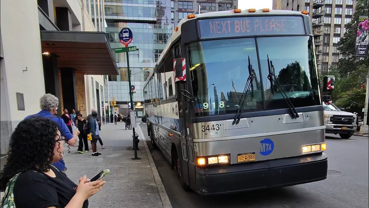 On Board: MTA Bus Company 2005-07 MCI D4500CL Commuter Coach 3443 on Route BxM10 Express