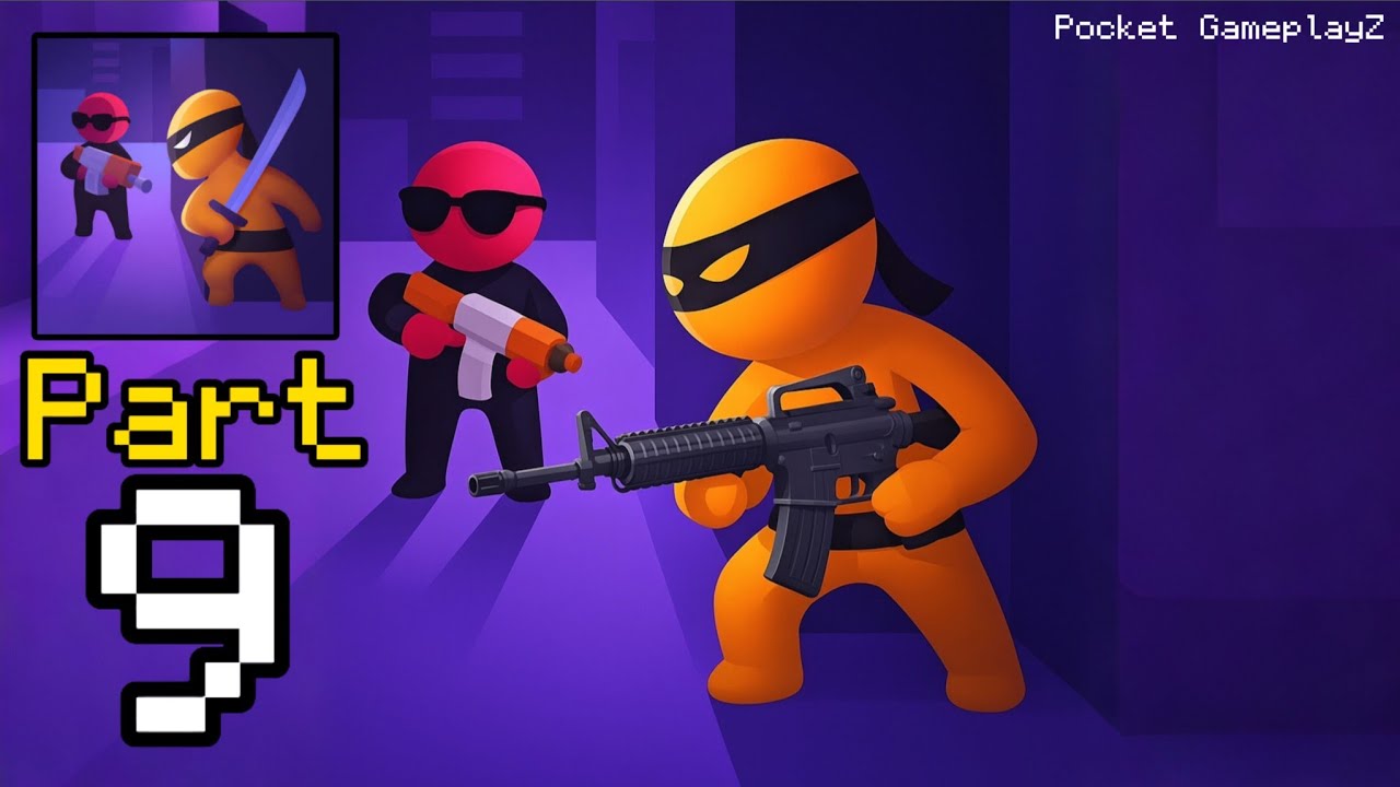 Stealth Master: Assassin Ninja - Gameplay Walkthrough Part 9 - Stealth Tactics (iOS, Android)