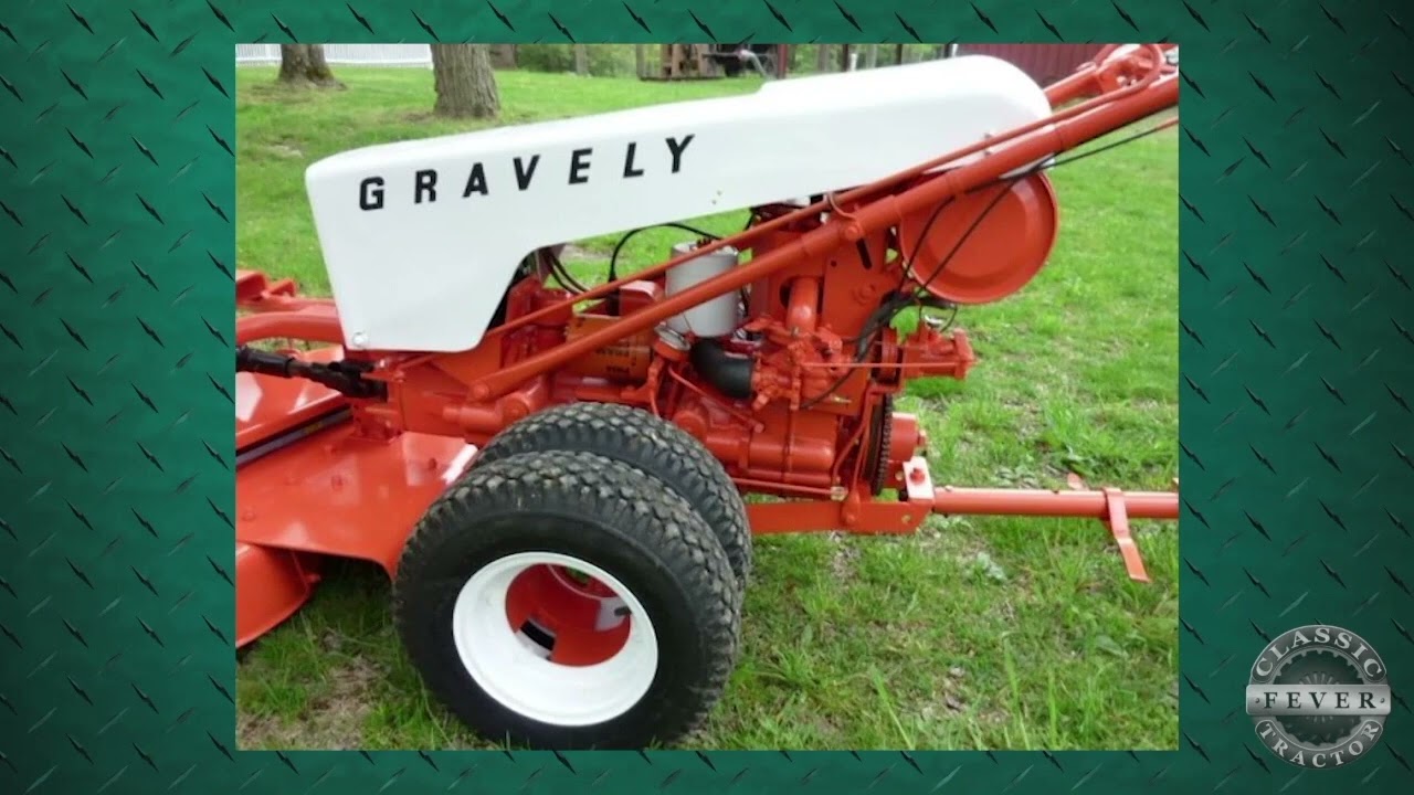 Walk Behind This Great Gravely Garden Tractor!