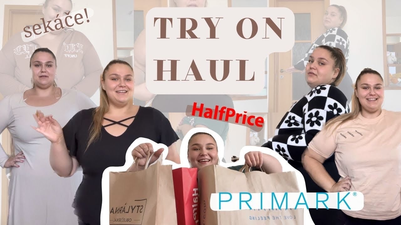 🍂VELKÝ PODZIMNÍ PLUSSIZE HAUL| PRIMARK, HalfPrice, Sekáč | skvělý úlovky za super ceny?!