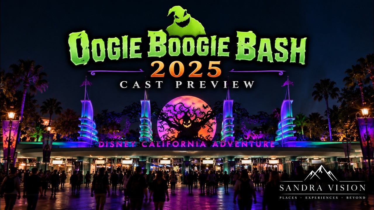 [HD] Oogie Boogie Bash 2025 Cast Preview | Trick-or-Treat Trails