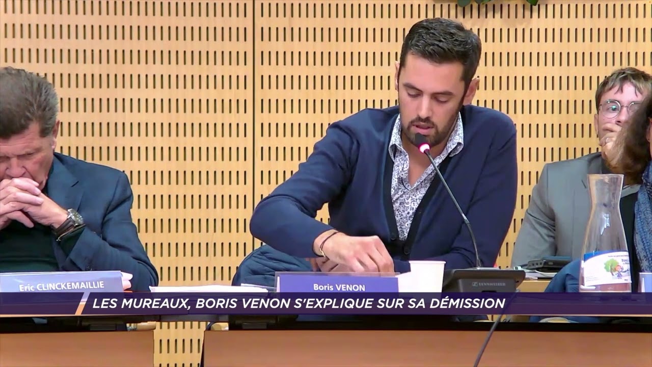 Yvelines | Les Mureaux, Boris Venon s'explique sur sa démission