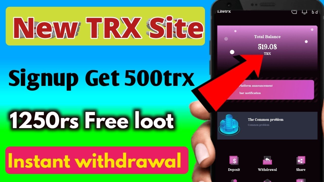 Best Cloud Mining app 2022 | how to earn money from TRX