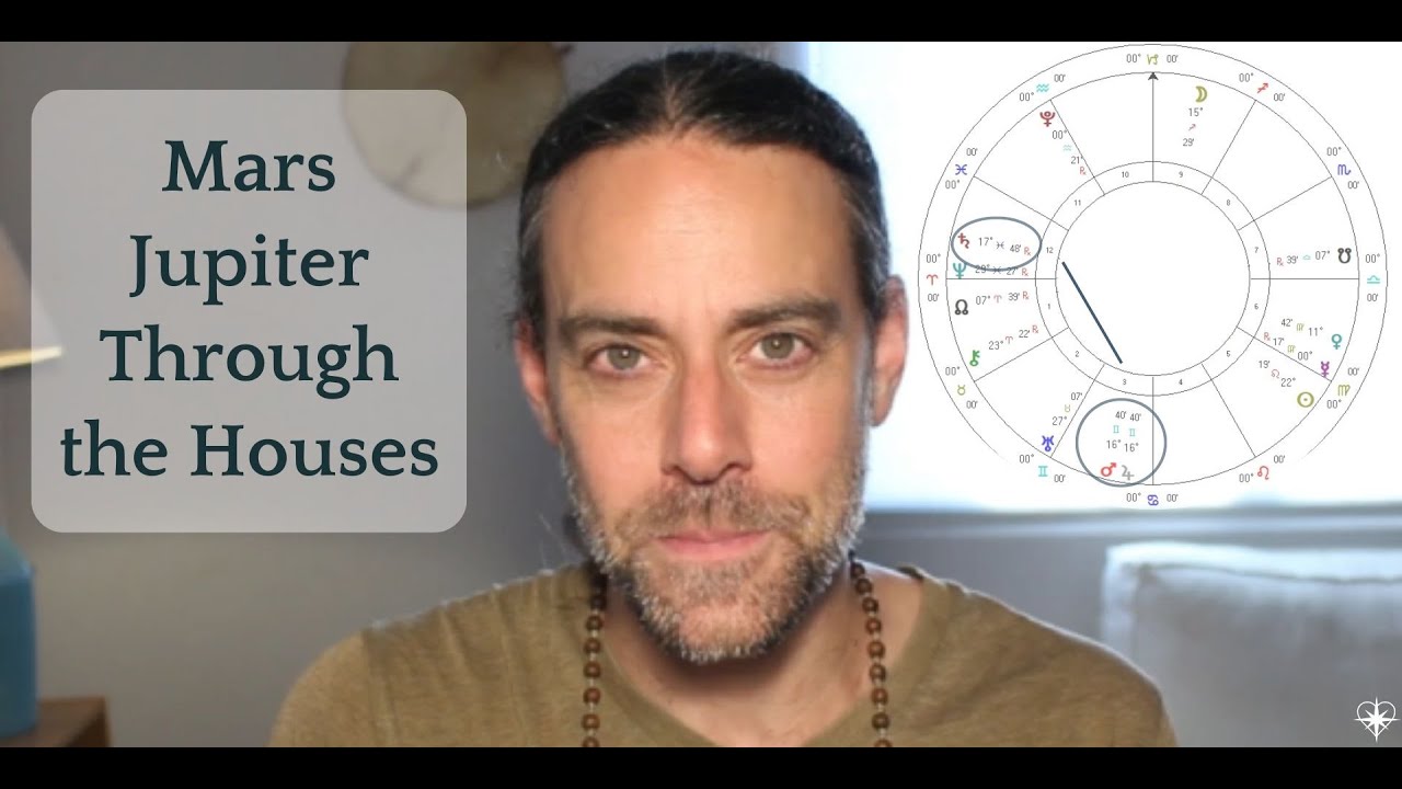Mars Jupiter Conjunction In Gemini Through the 12 Houses
