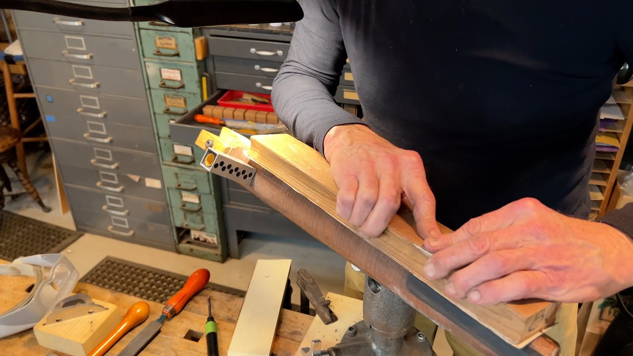 Ken Parker Archtoppery - The Neck Journey - 22) Cleanup Sanding