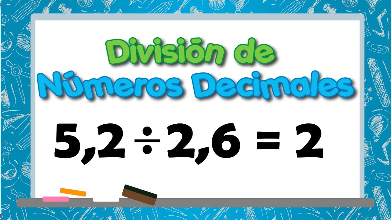 🚀DIVISIÓN DE NÚMEROS DECIMALES | ¿Cómo dividir números decimales? |SÚPER FÁCIL