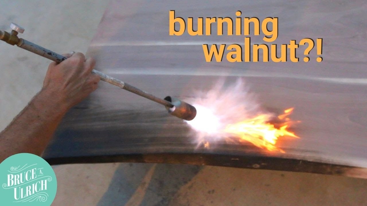 How to Make A Shou Sugi Ban Live Edge Slab Countertop