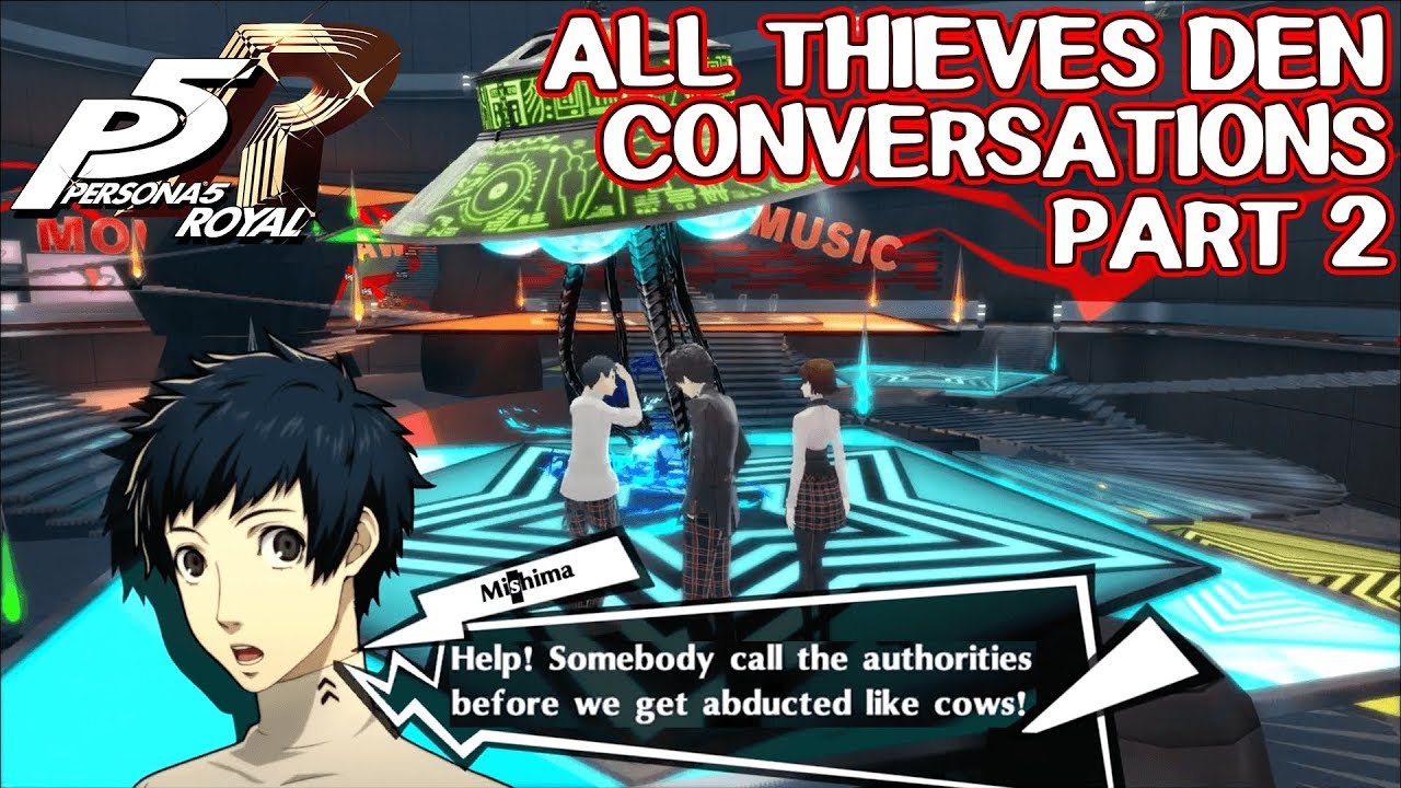 All Thieves Den Conversations Part 2 - Persona 5 Royal