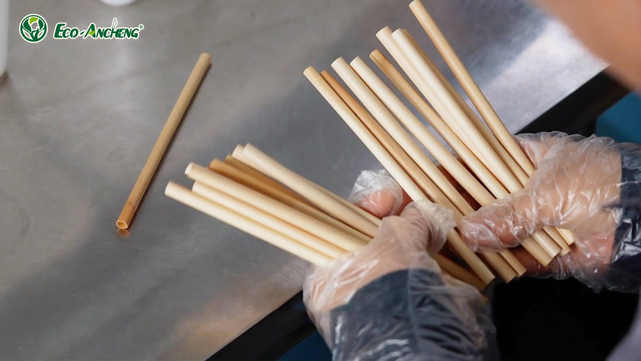 Sustainable reed straw manufacturing process in China