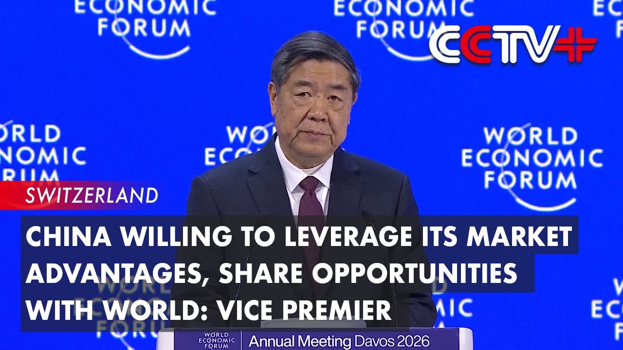 China Willing to Leverage Its Market Advantages, Share Opportunities with World: Vice Premier