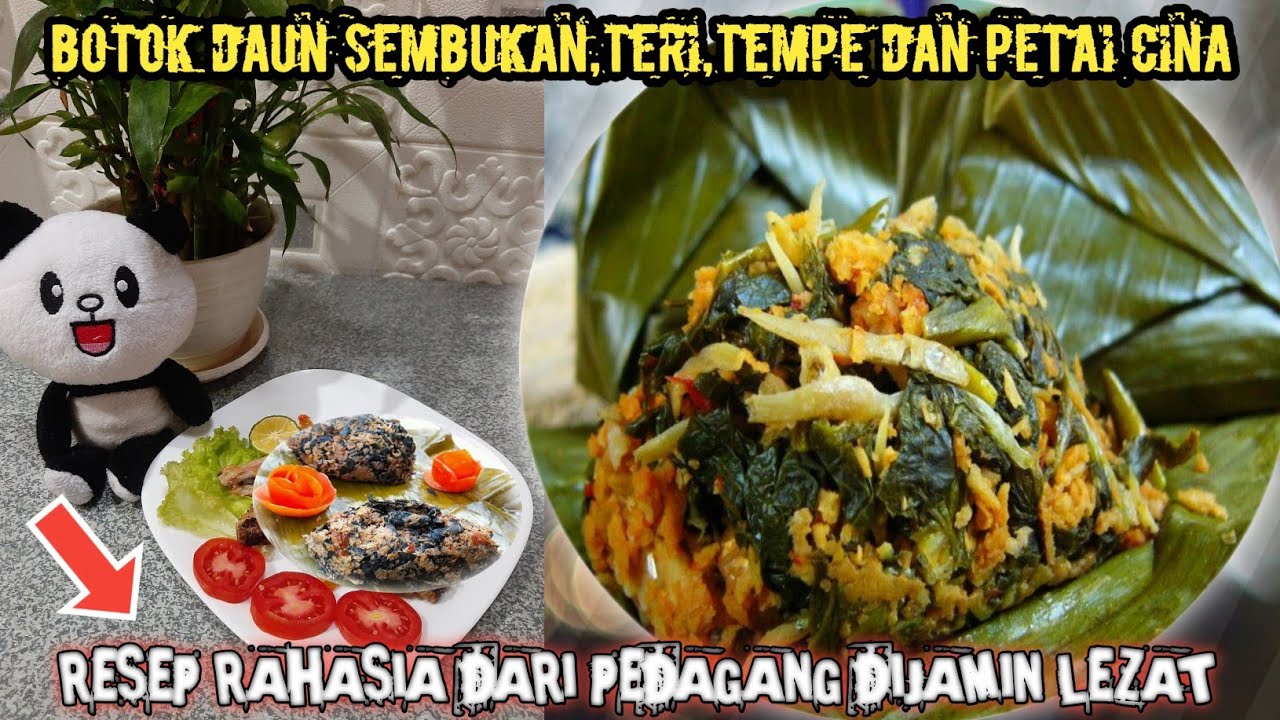 RESEP CARA MEMBUAT BOTOK - BOTOK DAUN SEMBUKAN || BOTOK ALA DESA || resep Botok Keiko Kitchen